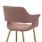 Armen Living Gigi Pink Velvet Dining Room Chair with Gold Metal Legs, PK2 LCGICHPINK - alternate 7